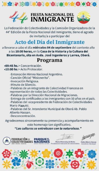 Acto por el Día del Inmigrante en Oberá imagen-10