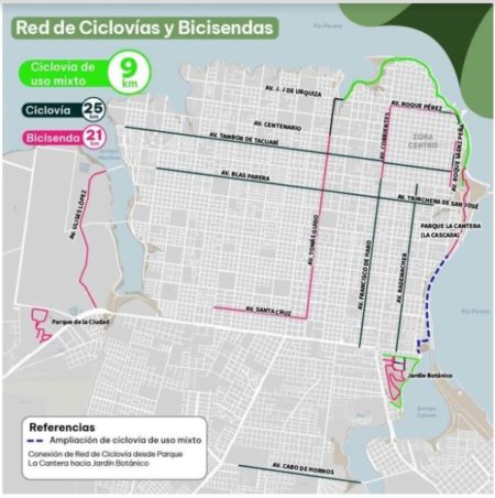 Se amplió la red de ciclovías de uso mixto imagen-10