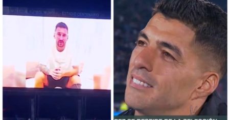 Video: el mensaje que Messi grabó para Luis Suárez imagen-11