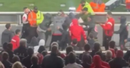 Video: la pelea en la tribuna de Independiente, en el 0-0 ante River imagen-10