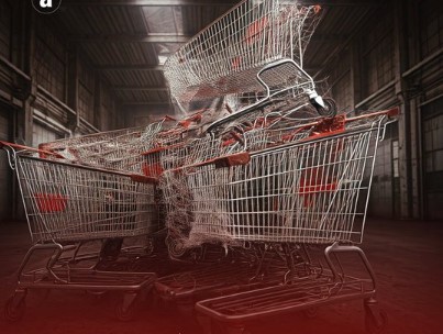 Desplome récord: las ventas en supermercados y autoservicios cayeron 17,2% en agosto imagen-9