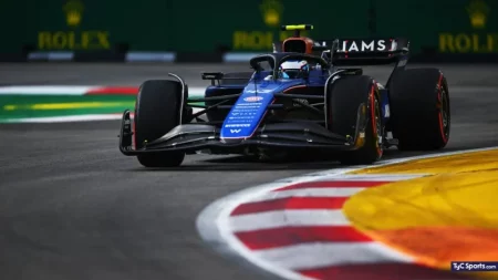 Colapinto finalizó 11° en Singapur: la tremenda largada y lo mejor de su tercera carrera en F1 - TyC Sports imagen-6