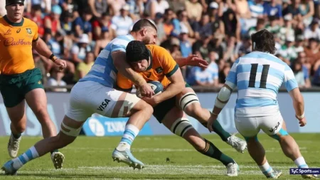 Los Pumas aplastaron a Australia y lograron un triunfo histórico en el Rugby Championship - TyC Sports imagen-12