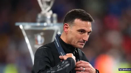 Scaloni, contundente sobre la Finalissima entre Argentina y España: "No lo veo..." - TyC Sports imagen-14