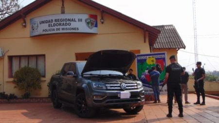 Secuestraron una camioneta brasileña robada y detuvieron a tres hombres en Eldorado imagen-8