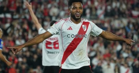 Otro gol de Borja para River: ¿cómo está en el ranking de goleadores internacionales? imagen-16