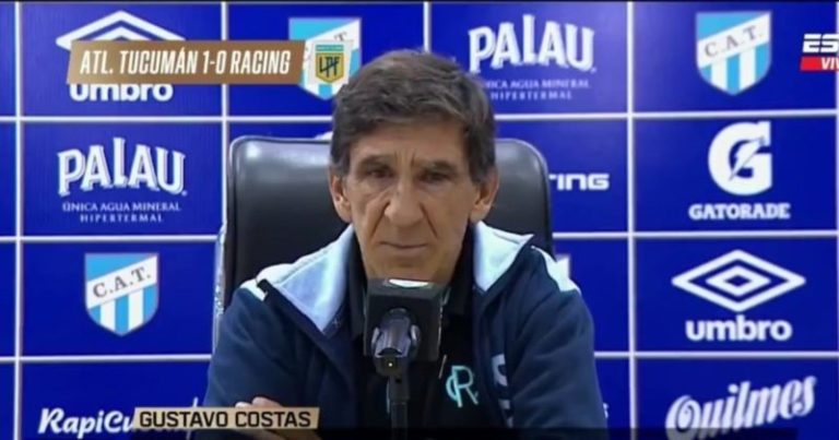 Costas, muy duro con la actitud de Racing: "Falto hambre y ganas para pelear cada pelota como la última" imagen-4