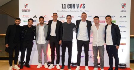 Gallardo, sin tiempo para galas: ocho jugadores en la cena de la Fundación River imagen-10