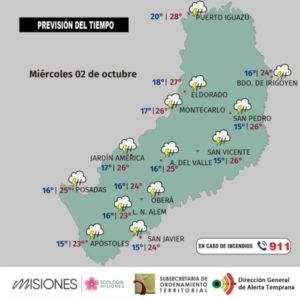 Pronóstico del tiempo para el miércoles 2 y los próximos días imagen-1