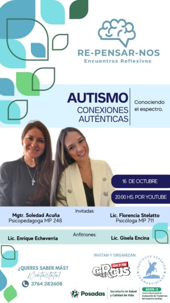 Re-pensar-nos: Invitan a un encuentro virtual para hablar de autismo con especialistas imagen-16