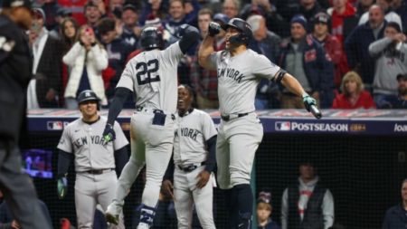 Los Yankees de Nueva York llegan a su primera Serie Mundial desde 2009 tras ganar en prórroga el juego 5 ante los Guardians de Cleveland imagen-10