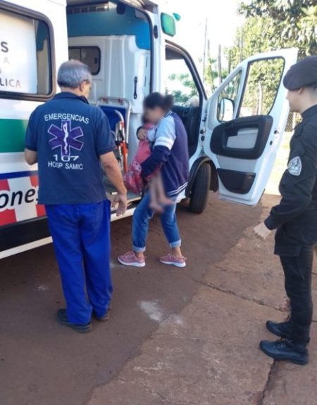 Efectivos del Comando Norte asistieron a un niño de 4 años con dificultades respiratorias imagen-8