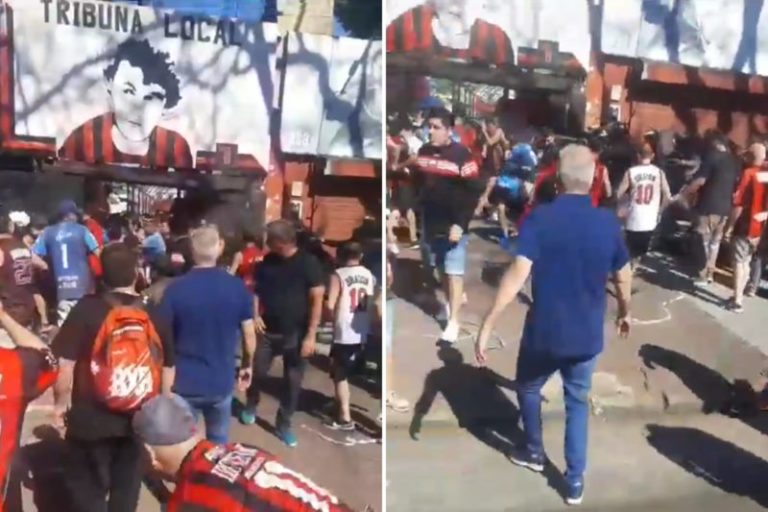 Graves incidentes en Defensores de Belgrano vs. Mitre: 16 policías heridos en enfrentamientos con hinchas imagen-4