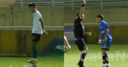 Video: se paró sobre la pelota a lo Soteldo en el Regional Amateur y provocó una expulsión imagen-9