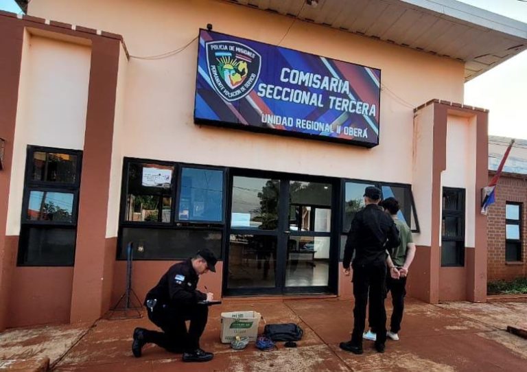 Dos masculinos fueron detenidos por robo de cables en Oberá imagen-4