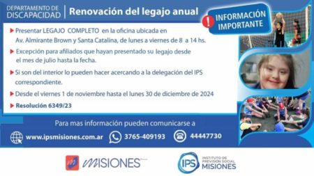 🚨IMPORTANTE: desde el Departamento de Discapacidad se informa que se llevará a cabo la RENOVACIÓN DEL LEGAJO ANUAL imagen-10