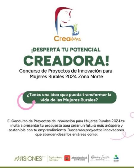 AGRICULTURA FAMILIAR: LANZARON LA CONVOCATORIA A  “CREADORAS”, UN CONCURSO DE INNOVACIÓN PARA MUJERES DE LA RURALIDAD imagen-6