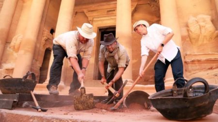 Encuentran una tumba secreta en Petra, locación donde se filmó una película de "Indiana Jones" imagen-9