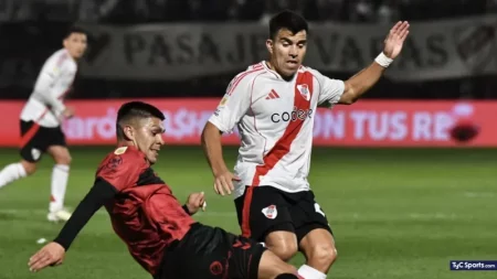 Preocupación en River: se confirmó la lesión de Acuña y es duda para la Libertadores - TyC Sports imagen-5