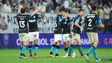 Racing se plantó ante Corinthians y empató en un partidazo: repasá los golazos - TyC Sports imagen-6