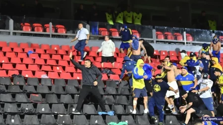 Riquelme, tras plantarse en la tribuna de Boca durante los incidentes: "Lo haría todos los días" - TyC Sports imagen-8