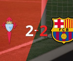 Celta empató 2-2 contra Barcelona sobre el final del partido imagen-2