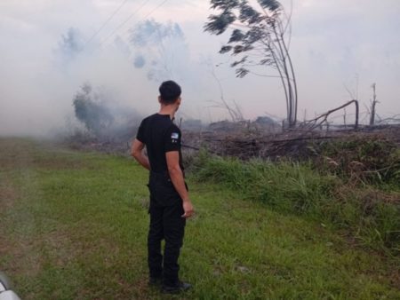 Incendios en Mártires y Oberá: la rápida intervención policial evitó daños mayores imagen-7