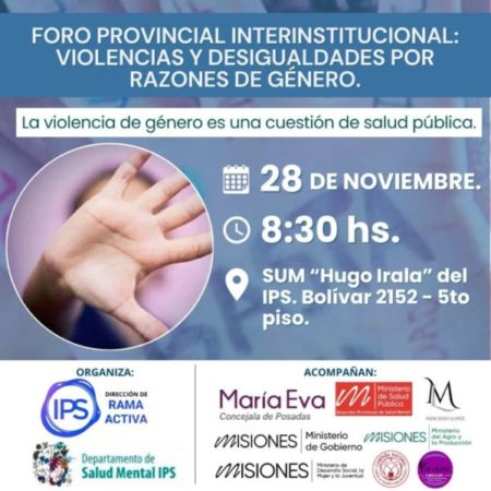 Te invitamos a participar del Foro Provincial Interinstitucional: Violencias y Desigualdades por Razones de Género imagen-71