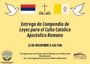 Ceremonia de Entrega del Compendio de Leyes para el Culto Católico en Oberá imagen-76