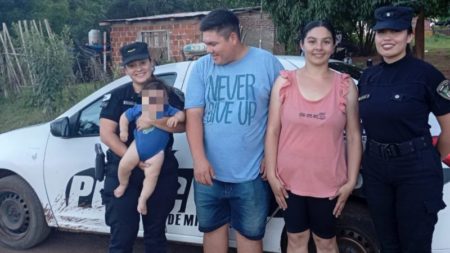 Policías de la Comisaría de Fátima reaniman y salvan la vida de un bebé imagen-6