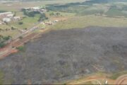 Video: drones registraron el daño que dejó el incendio intencional en el acceso oeste imagen-2