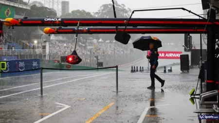 F1: por la lluvia, se suspendió la clasificación del sábado y podría pasarse para el domingo - TyC Sports imagen-16