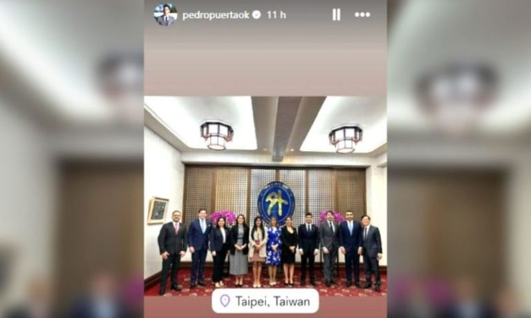 Pedro Puerta reapareció en Taiwán en curso de política exterior imagen-4