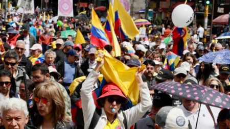 Jornada de protesta en Colombia contra las reformas impulsadas por Petro imagen-5