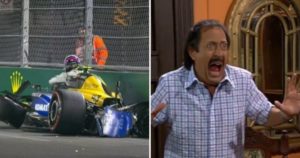 Franco Colapinto volvió a chocar y estallaron los memes tras el accidente en el GP de Las Vegas imagen-1