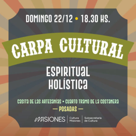 Este domingo se estrena la “Carpa Cultural Espiritual Holística” imagen-12