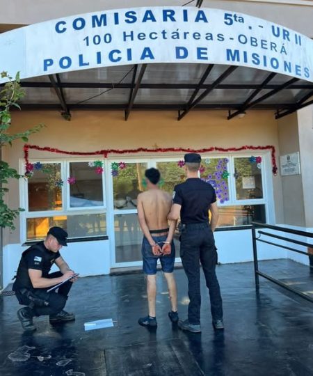 Un joven fue detenido cuando atacaba a otro con un cuchillo para robarle las zapatillas | OberaInside.com.ar La Noticia Junto a VosUn joven fue deteni... imagen-3