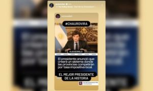 Javier Milei y el reposteo a un libertario de Misiones en Instagram imagen-2