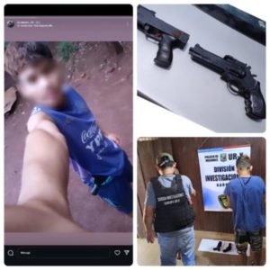 Detienen a dos hermanos por intimidaciones con armas a través de redes sociales imagen-1