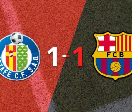 Getafe no pudo en casa ante Barcelona y empataron 1-1 imagen-6