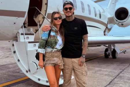 Mauro Icardi mostró más detalles del vuelo privado que compartió con la China Suárez imagen-13