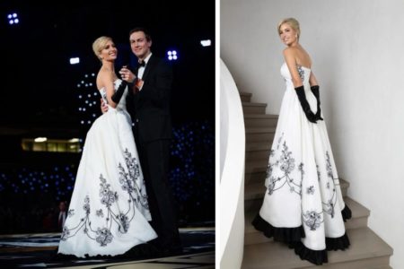 Cuál es el icónico vestido de Audrey Hepburn en el que se inspiró Ivanka para el baile inaugural de Trump imagen-7