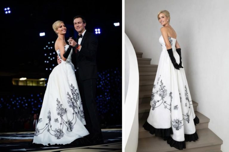 Cuál es el icónico vestido de Audrey Hepburn en el que se inspiró Ivanka para el baile inaugural de Trump imagen-4