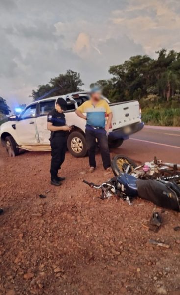 Tras 3 días de internación, falleció motociclista que colisionó sobre ruta nacional 14 imagen-70