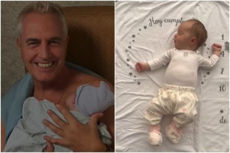 Marley celebró el primer mes de su bebé con un emotivo video en las redes sociales: “Muy feliz de esta familia” imagen-11