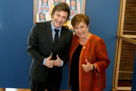 Javier Milei está reunido con Kristalina Georgieva para avanzar la negociación hacia un nuevo acuerdo con el FMI imagen-9