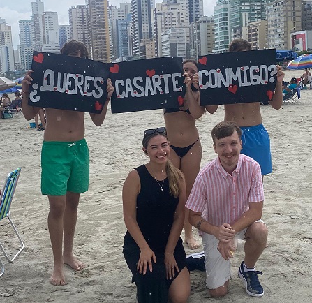 Misionero propone matrimonio en playas de Brasil y todo es transmitido por streaming imagen-9