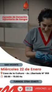 Nuevas colectas voluntarias para la donación de sangre en el mes de enero imagen-4