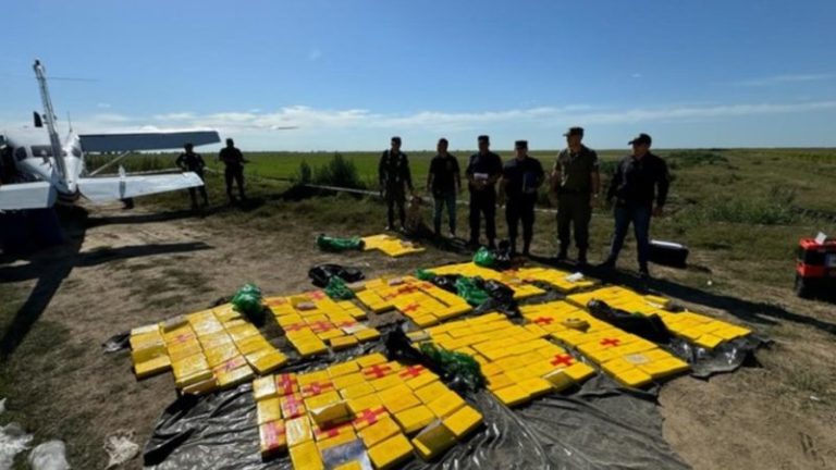 Avioneta se quedó sin combustible y aterrizó de emergencia en un campo: trasladaba 359 kilos de cocaína imagen-4