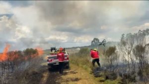 Sofocaron un incendio de gran magnitud en Itaembé Guazú imagen-2